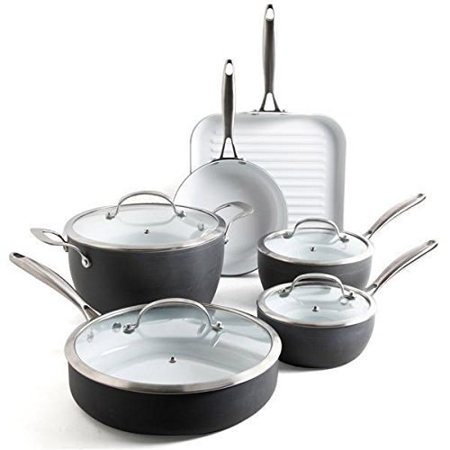 Hard Anodized Black Aluminium Cookware Set, Capacity: 5 Lt, Size: 3