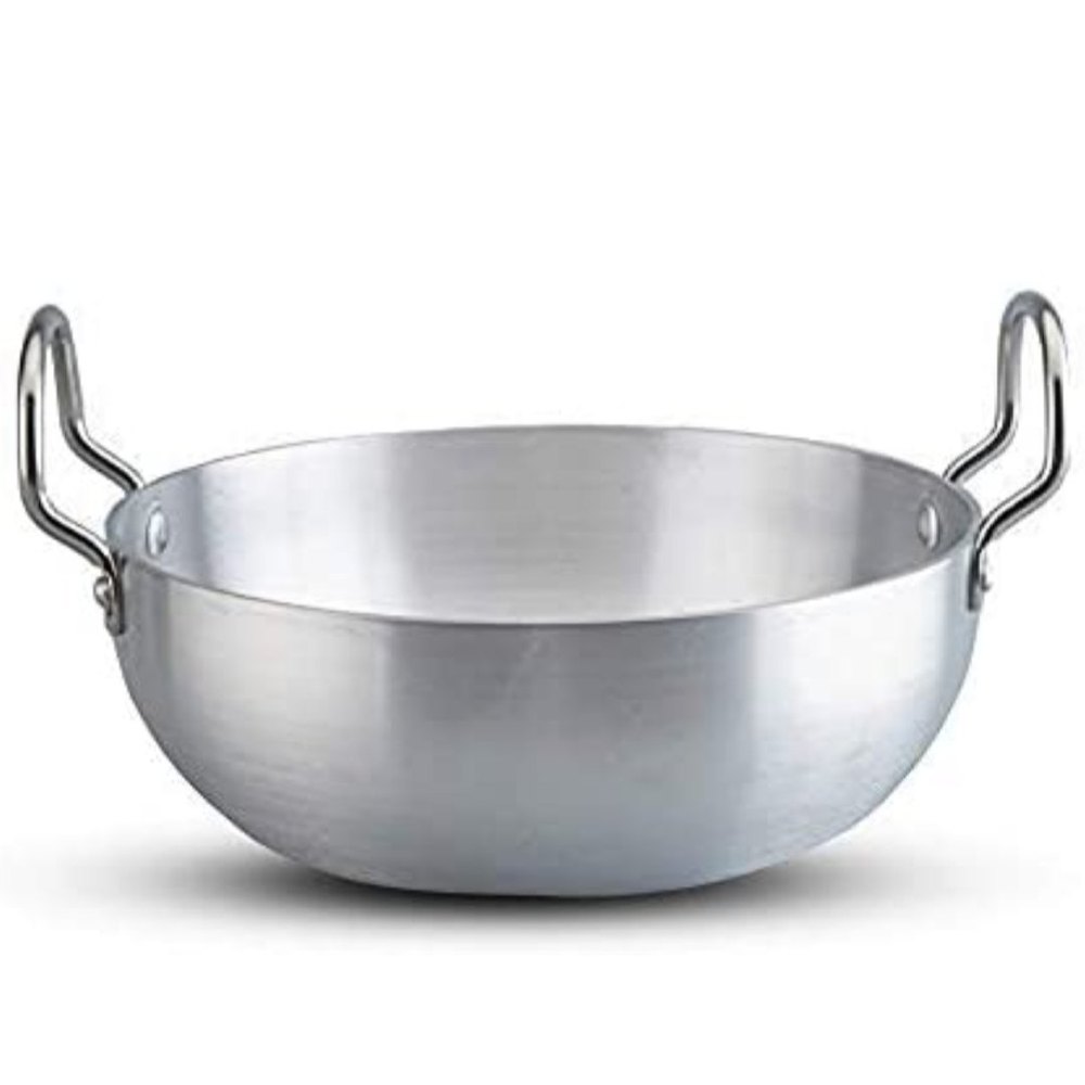 Bhalla Aluminium Induction Base Kadai, Capacity: 4L, Size: 10inch