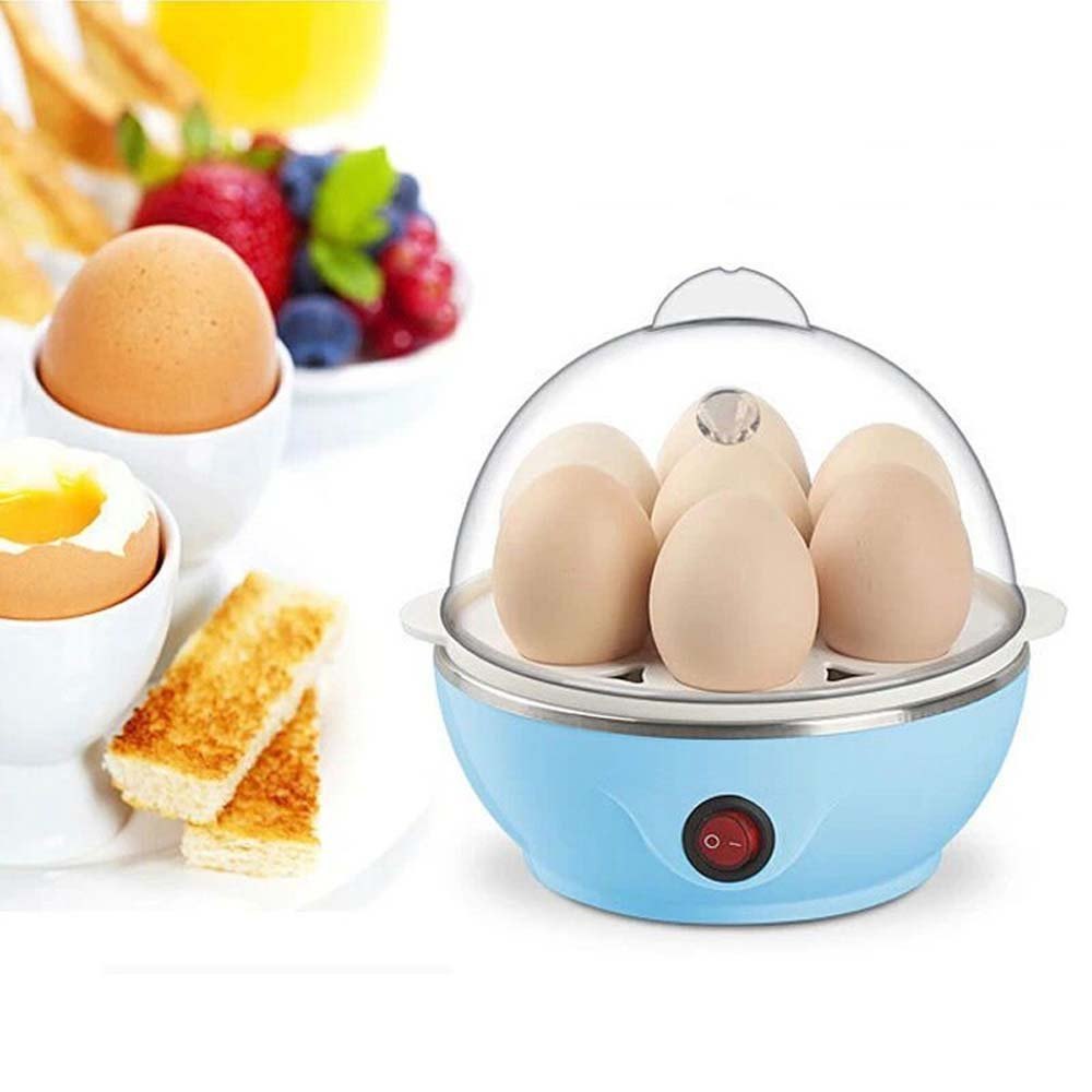 Egg Boiler Electric Automatic Off 7 Egg Poacher for Steaming, Cooking, Boiling and Frying