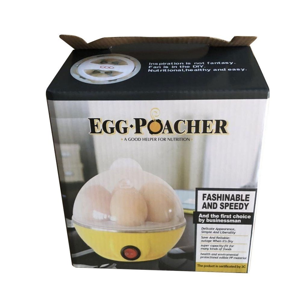 Yellow Round Electric Egg Poacher, For Kitchen, Input Power Supply: 240VAC