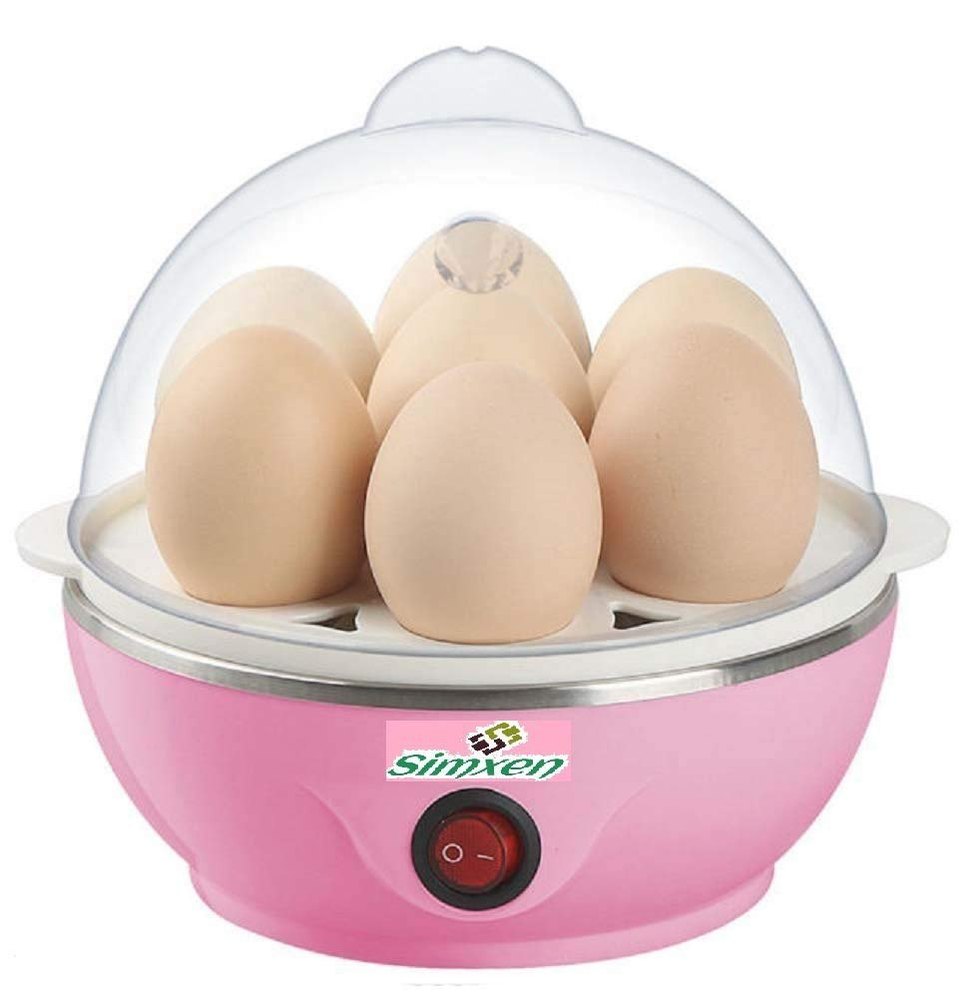 Single Layer Egg Boiler Electric 7 Egg Poacher For Steaming, Cooking Also Boiling And Frying