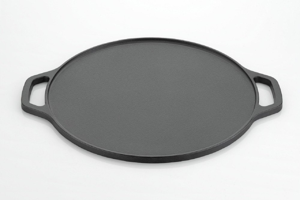 CLASSIC Black Cast Iron Dosa Tawa, Size: 12 Inches