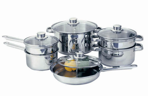 0.4 - 1 Mm Encapsulated Stainless Steel Cookware (Frypan, Saucepan, Kadai And Tope)