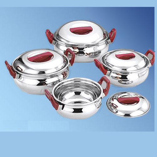Stainless Steel Global Cookware Dish, for Hotel/Restaurant