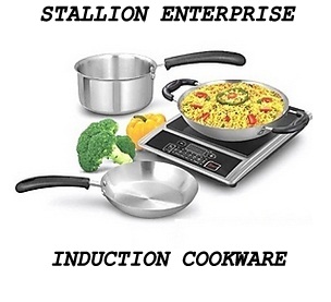 Aluminium Polished Induction Cookware, For Home