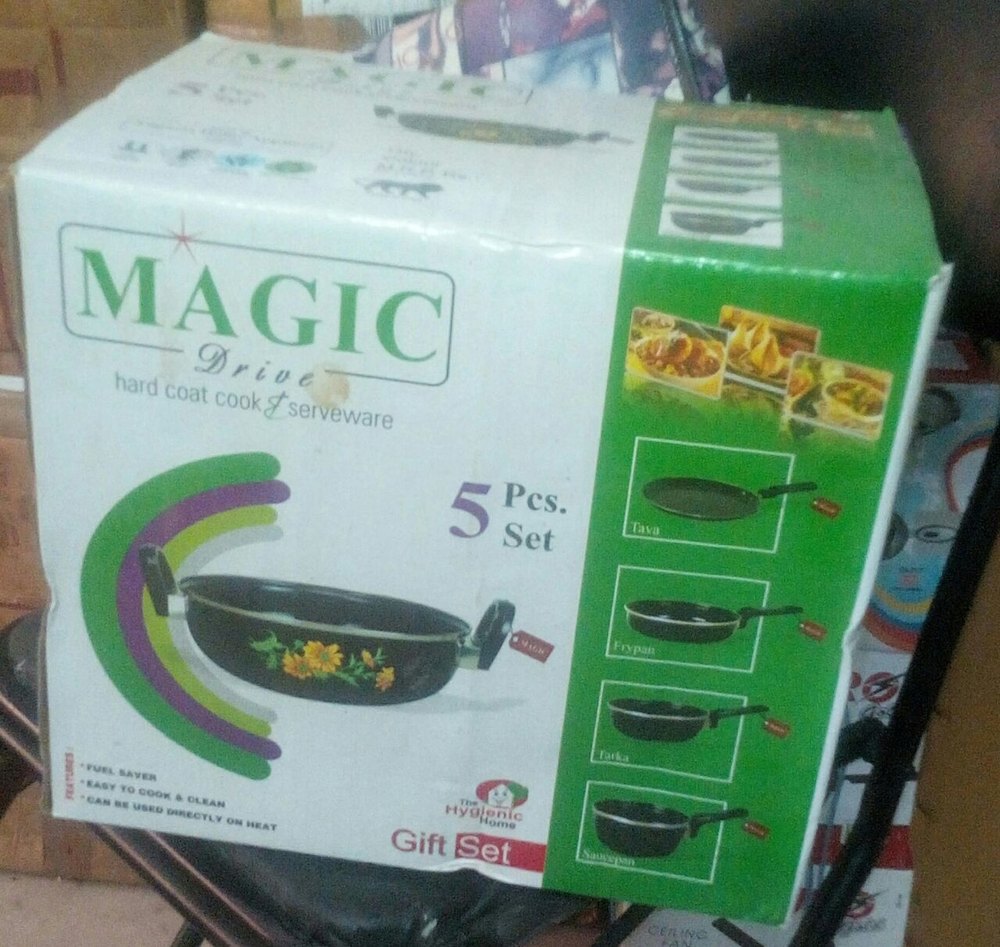 Magic Black 5 Pcs Induction Base Cookware Set