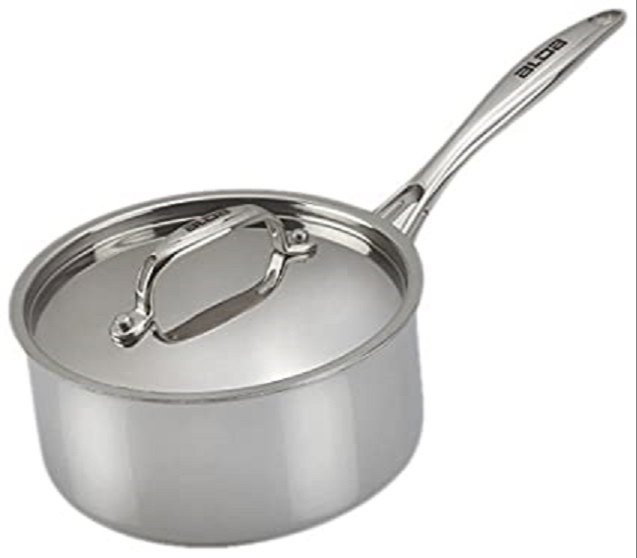 2 Pieces Stainless Steel Saucepan, Size: 6 To 9.5, Capacity: 3 Litre To 5.5 Litre