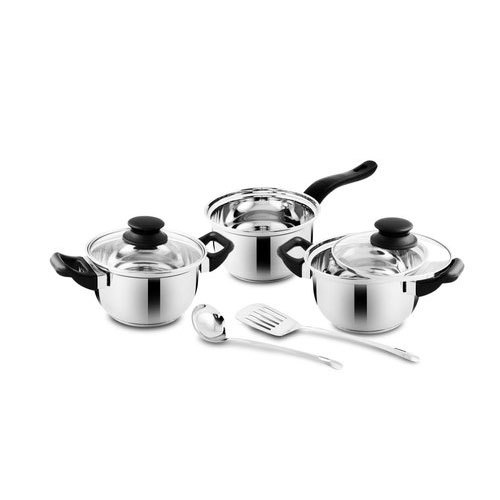 Stainless Steel Cookware Set, For Kitchen