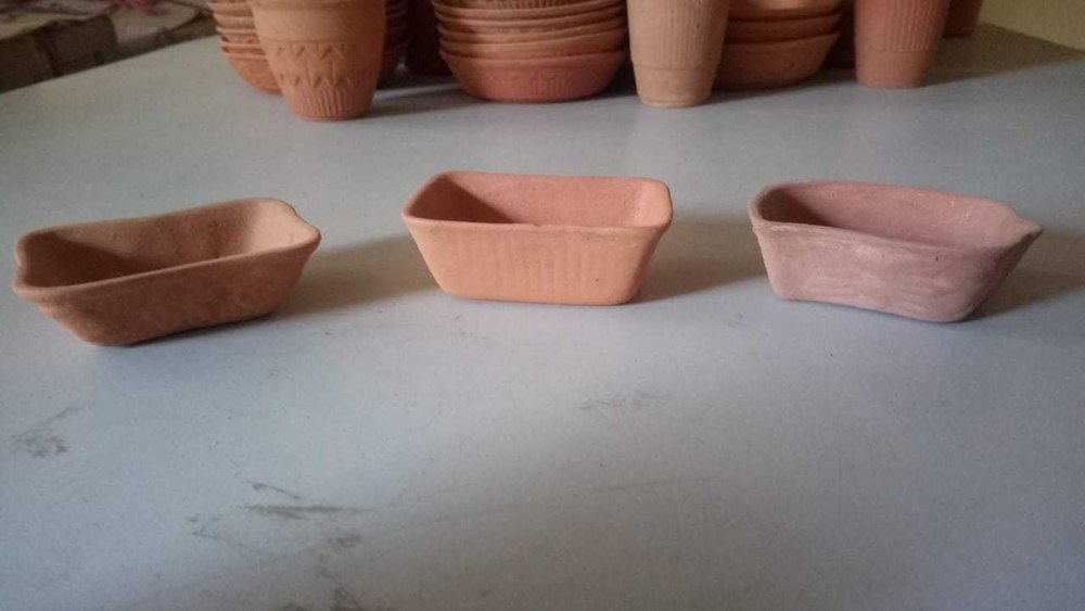 Brown RDV Terracotta Use And Throw Mitthai Containers, For For Serving Sweets