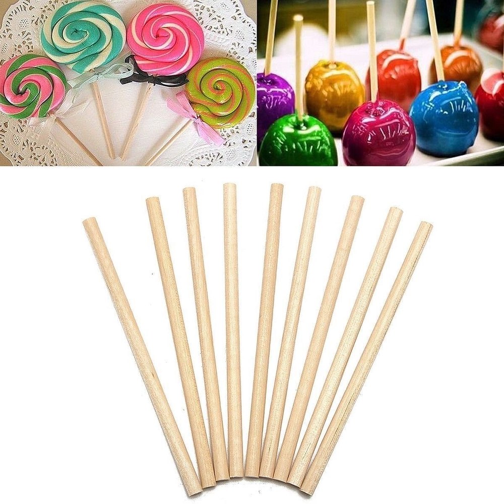 Wooden Candy Sticks Round Lollipop Stick, Packaging Type: Bag, Packaging Size: 20000 Pcs