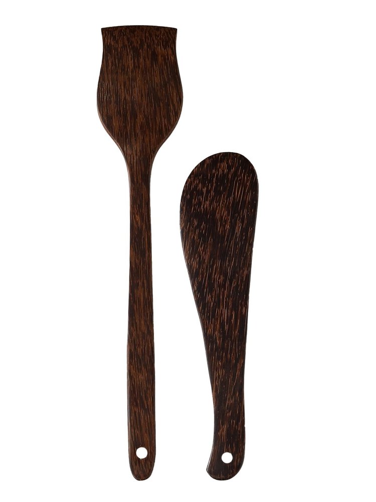 Dark Brown Non Stick Cooking Wooden Spatula, For Home