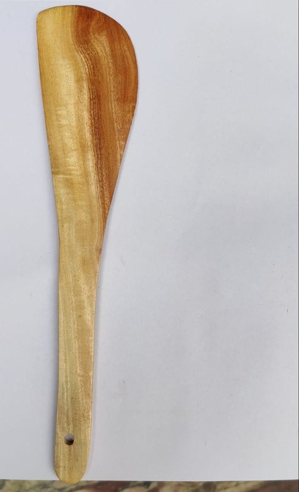 Polished 10 inch Wooden Neem Spatula, For Kitchen