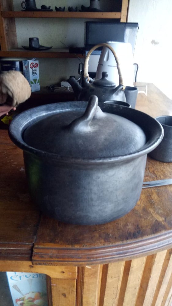 Ethica Black Cooking Pot ( Handi) for Kitchen