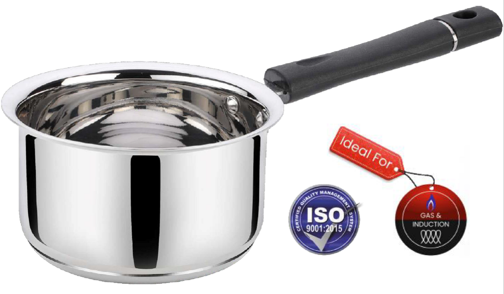 Round Stainless Steel Pans - 1150 Ml, For Home