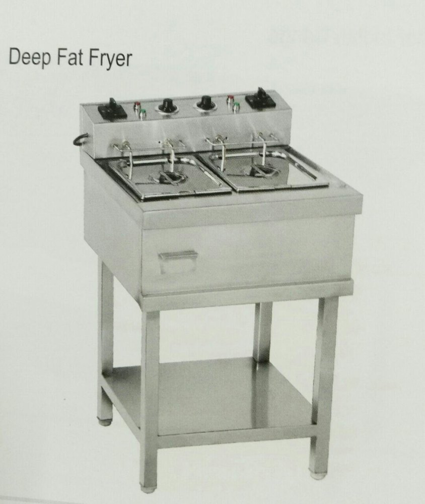 DEV KITCHENS SS Deep Fat Frier, Features: Thermostatic Controlled, Size: 24X24X34