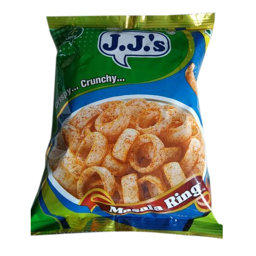 J.J\'s Round Ready To Eat Masala Ring Fryums, Soft & Crispy, Packaging Size: 22gm