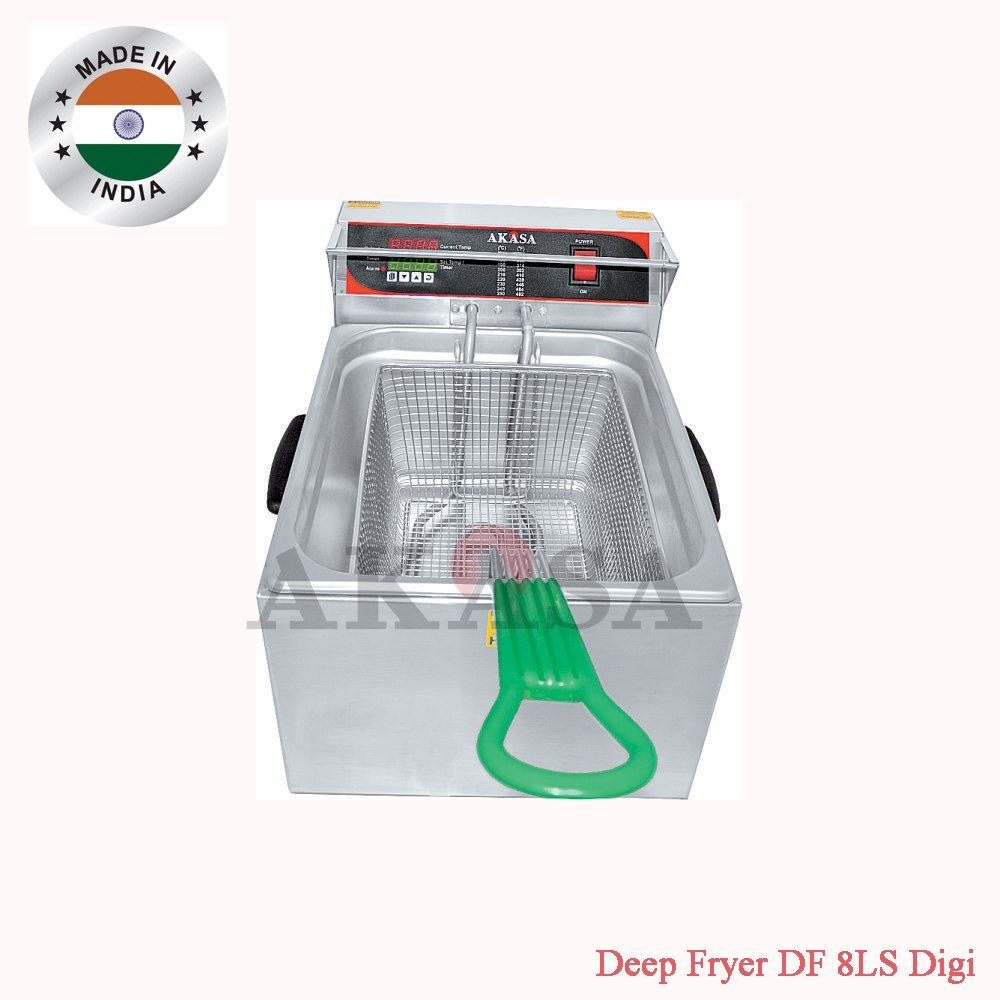 AKASA Indian Electric Digital Fryer 8Ltr., For Restaurant, Model Name/Number: Df 8ls Digi
