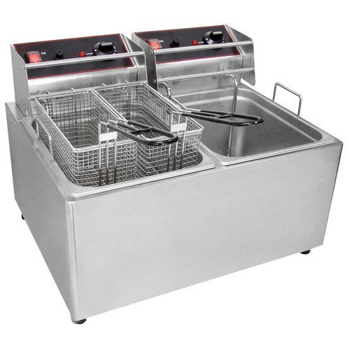 REWA KITCHEN Table Top Double Deep Fat Fryer 16 ltrs gas, Model Name/Number: 97, Size: 2 By 2