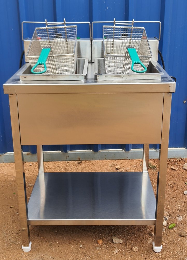 Deep Fat Fryer With Stand, Model Name/Number: Asv Dff, Size: 16 Lr Capacity