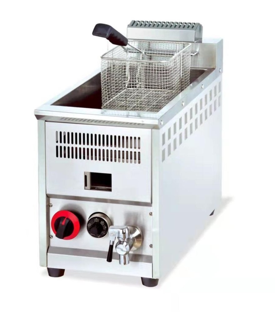 Commercial Gas Deep Fryer with temperature controller