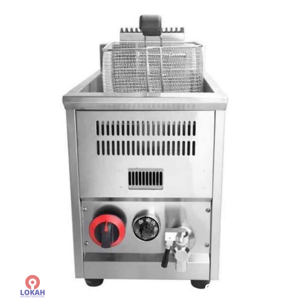 Stainless Steel Table Top Gas Deep Fryer, For Hotel, Model Name/Number: TGF-16