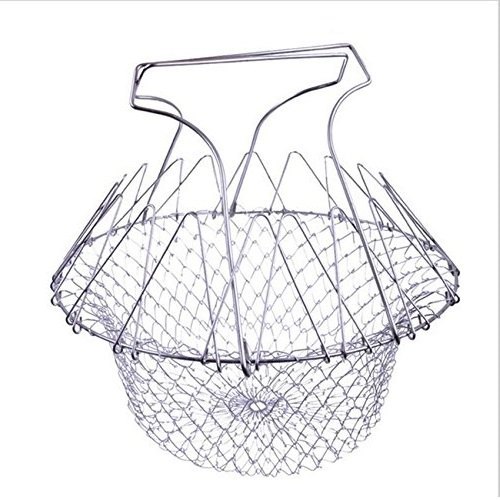 Stainless Steel Silver Chef Basket, For Hotel/Restaurant