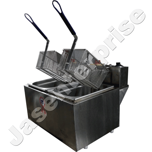 JAS Twin Tank Electric Deep Fryer For Hotel