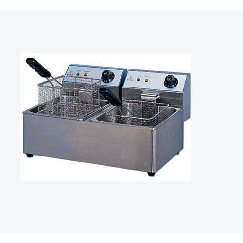 Twin Tank Fryer, For Commercial, Size: 435x400x320 Mm img