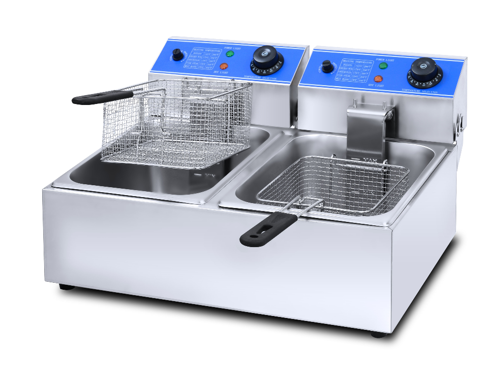 Double Deep Fryer, For Restaurant