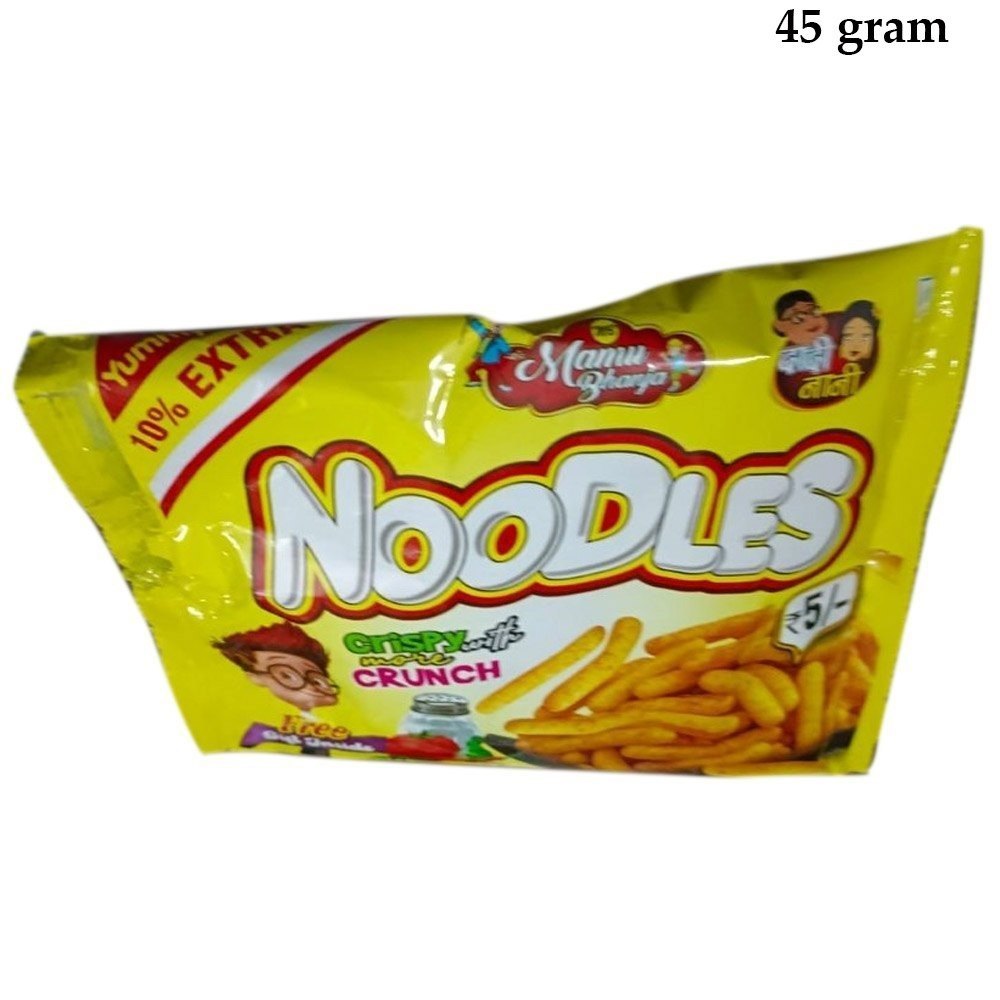 Mamu Bhanja Masala 18 Gram Noodles Fryums, Packaging Type: Bag, 150 Pouch