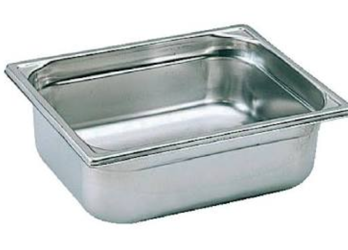 Silver Stainless Steel SS Gastronorm Pan, Rectangular, Capacity: 6 kg