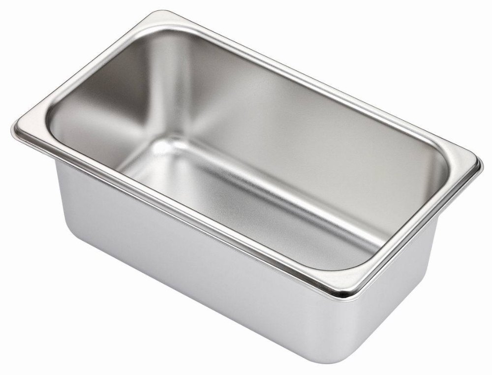 Stainless Steel GN Pan, Rectangle, Capacity: 4 Ltr