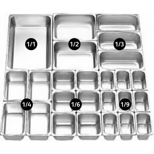 Steel Gastronomy Pans, For Kitchen