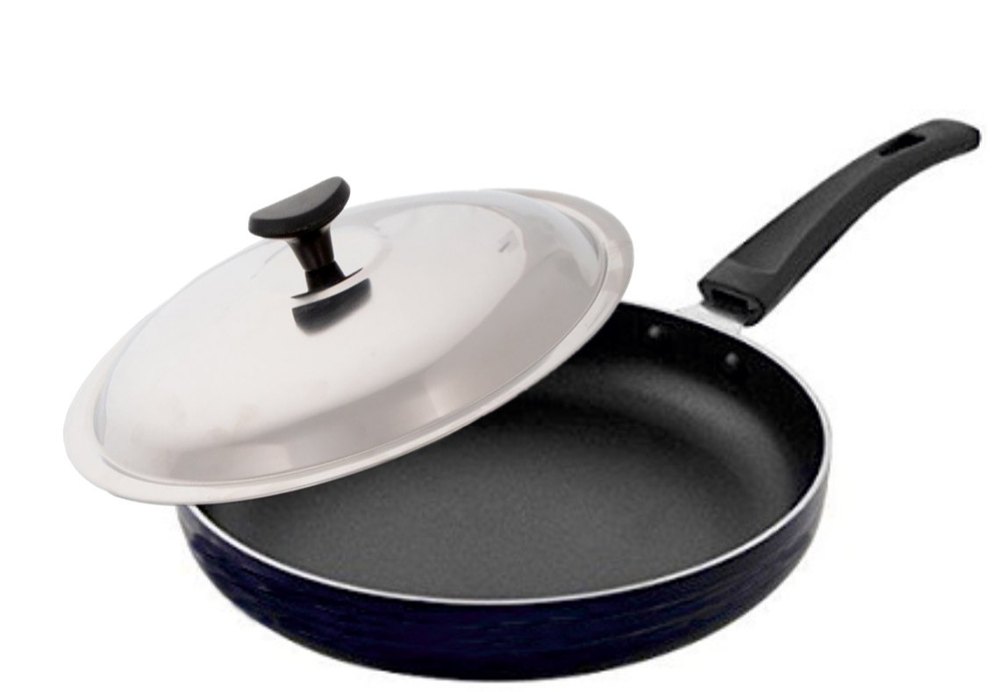 SAAMU Fry Pan With S.S. Lid 2 Liter, For Kitchen