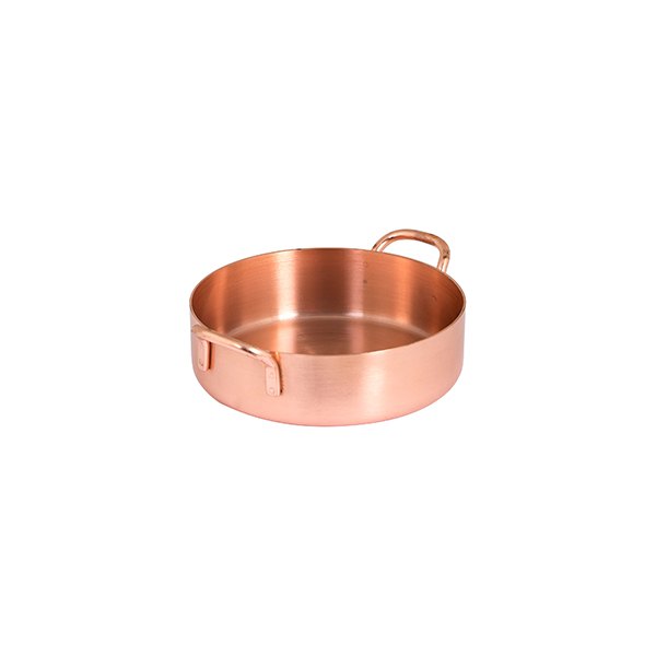Copper Plated Stainless Steel Mini Sauce Serving Fry Pan