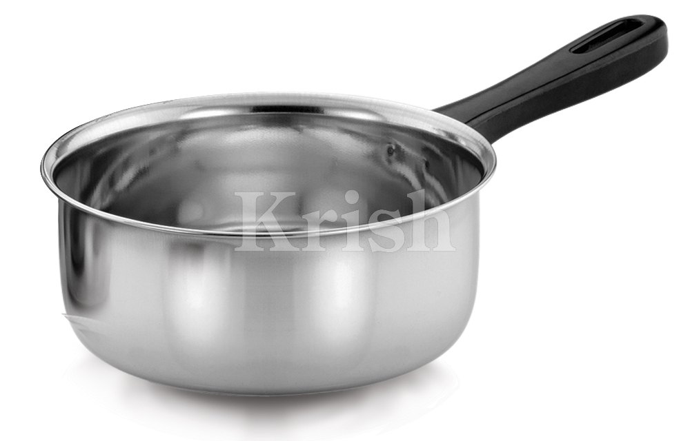 Krish exports Steel Regular sauce Pans, For Home img