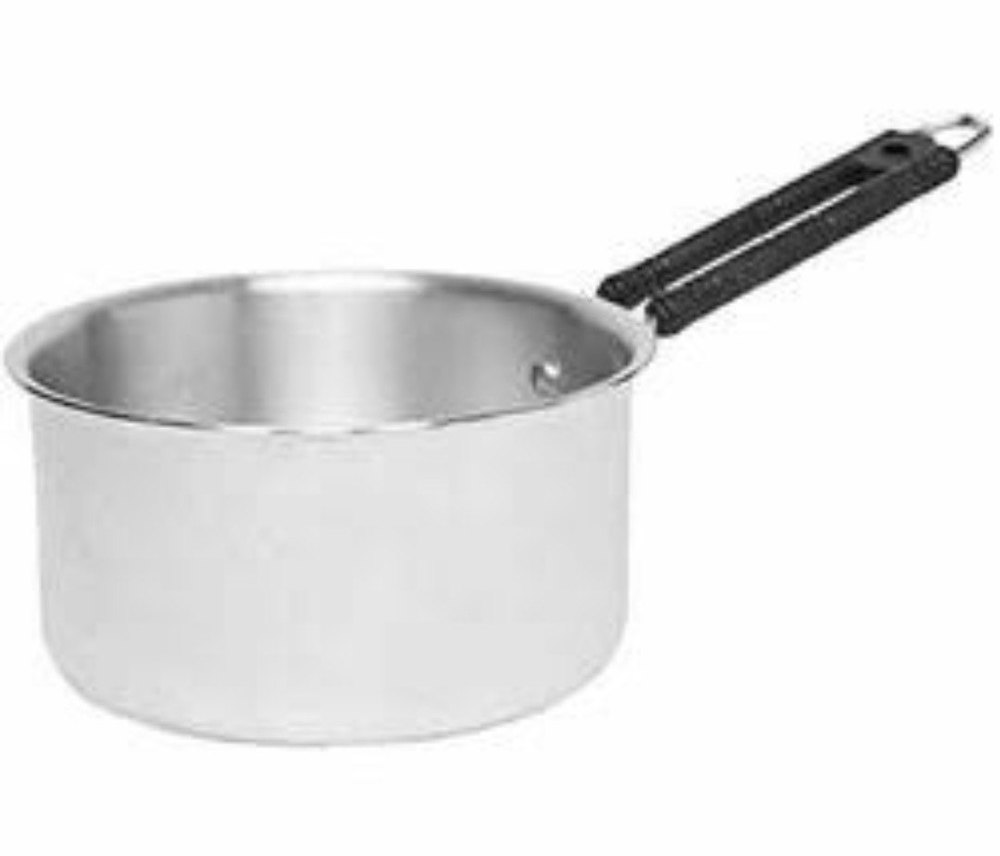 Silver Aluminium Sauce Pan, For Restaurant, Round