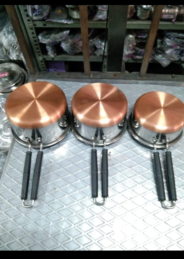 Copper Bottom Tea Pan, Capacity: 250ml-1litre