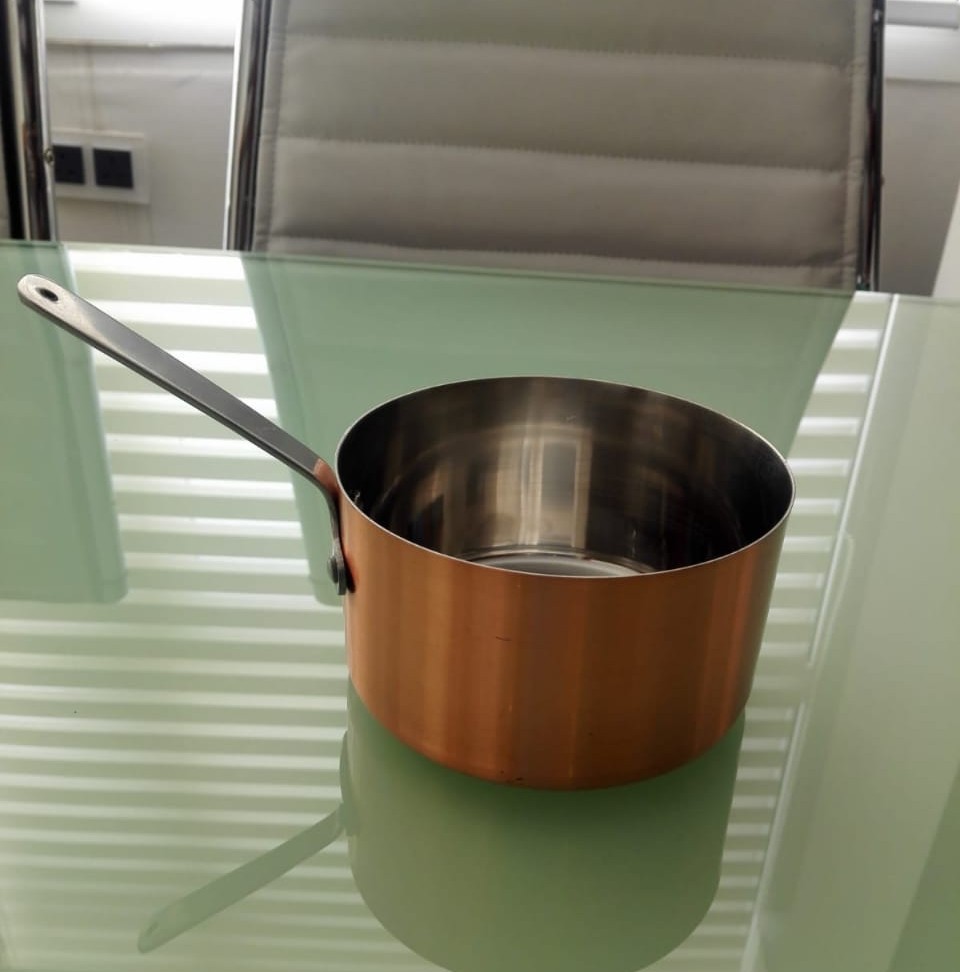 Stainless Steel Copper Plated Serving Fry Pan