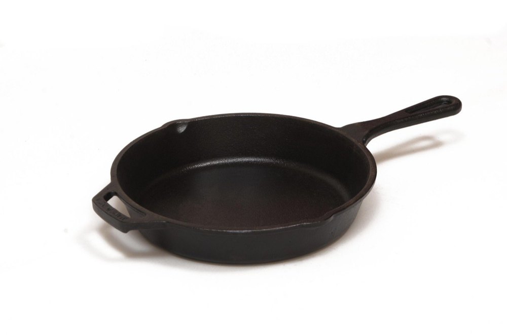 Classic Preseason Cast Iron Skillet Cookware Preseasoned Black Color 8 Inches, For Kitchen, Round img