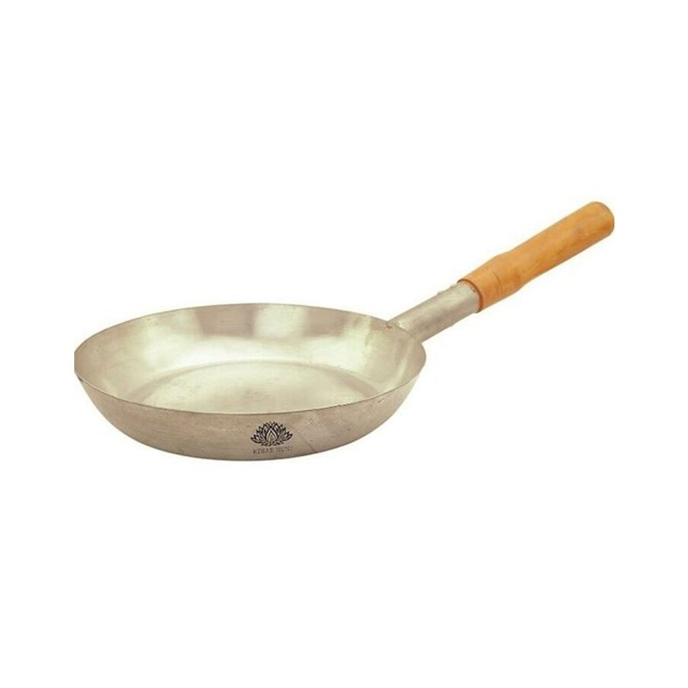 Dadai Silver Iron Chinese Fry Pan, Round, Capacity: 1 kg