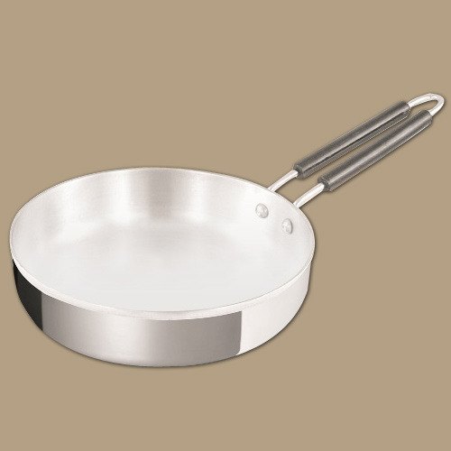 Pvc Steel Coating Aluminium Fry Pan, For Cooking