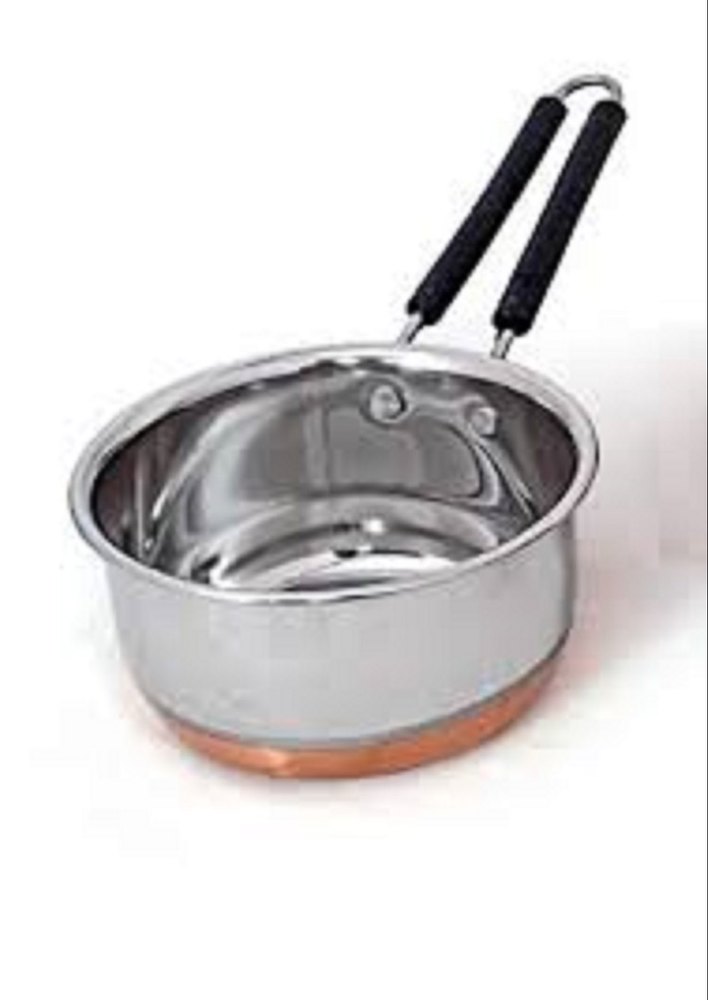 Stainless Steel Copper Bottom Saucepan, For Home, Hotel/Restaurant