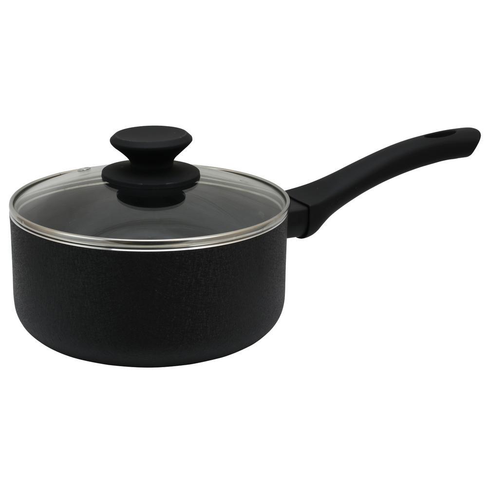 Black Non Stick Saucepan for Kitchen