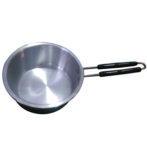 Black And Silver Aluminium Milk Pan, For Kitchen Use