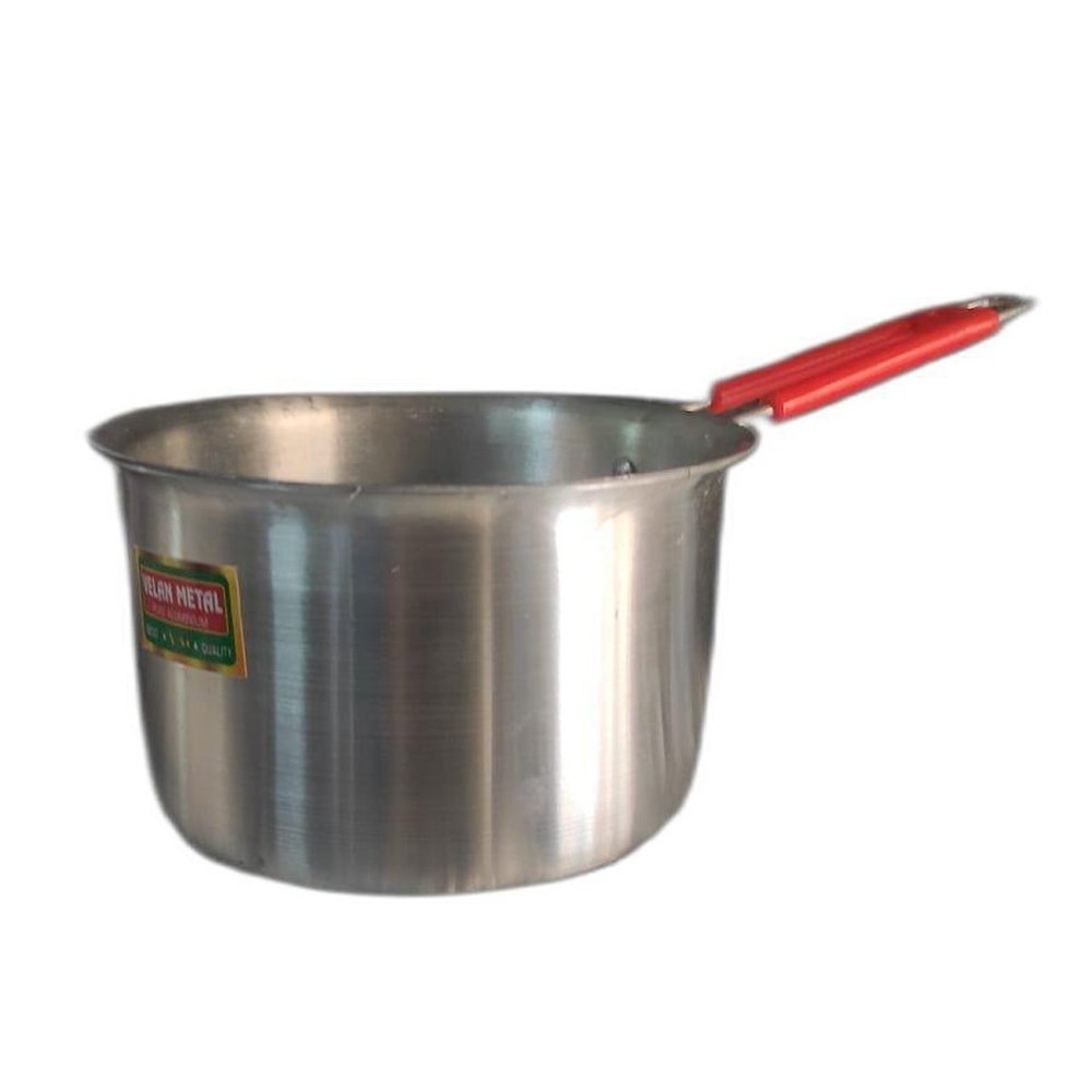 APS Silver Aluminium Milk Pan, Round, Capacity: 4 L