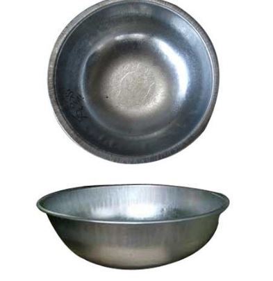 Silver Aluminium Galvanized Round Drip Pan