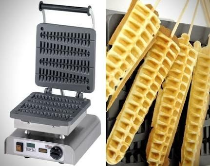 Stainless Steel Electric Waffle Stick Maker Lolly For Restaurant