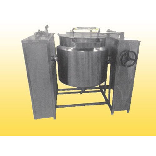 Food Grade Stainless Steel Tilting Pan, Capacity: 20 - 50 L, Cylindrical