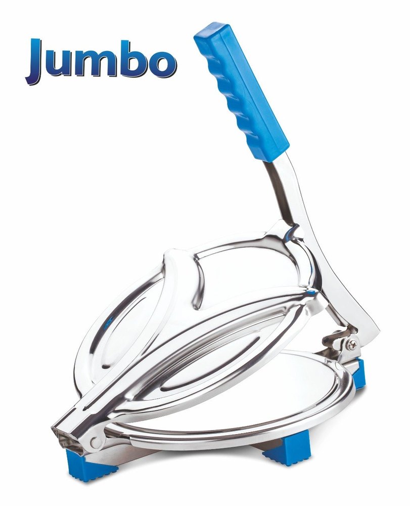 Silver Stainless Steel Puri Press Jumbo, For Hom, Size: 8\'\'